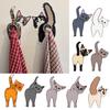 Funny Cat Hook Coat Hanger Strong Load-bearing Easy Installation Kitty Butt Coat Hook