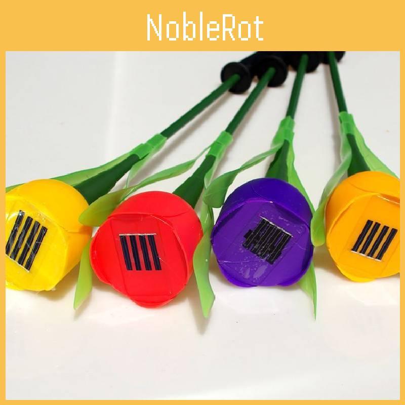 Solar Tulip Lawn Light With Ip44 Protection Long-lasting 16 Hour Illumination