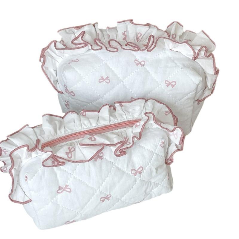 1 шт. Милый пенал с бантом для детей и девочек, шикарный, простой, кружевной пенал с бантом, большая вместимость, канцелярская сумка, школьные принадлежности