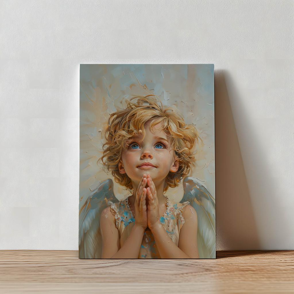 Poster Thoughts of an Angel Poster Thoughts of an Angel, 70X100 Cm, Unframed, Premium Canvas On Stretcher