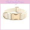 Dog Collar Material Pet Necklace With Gold Clasp For Medium And Large Dogs