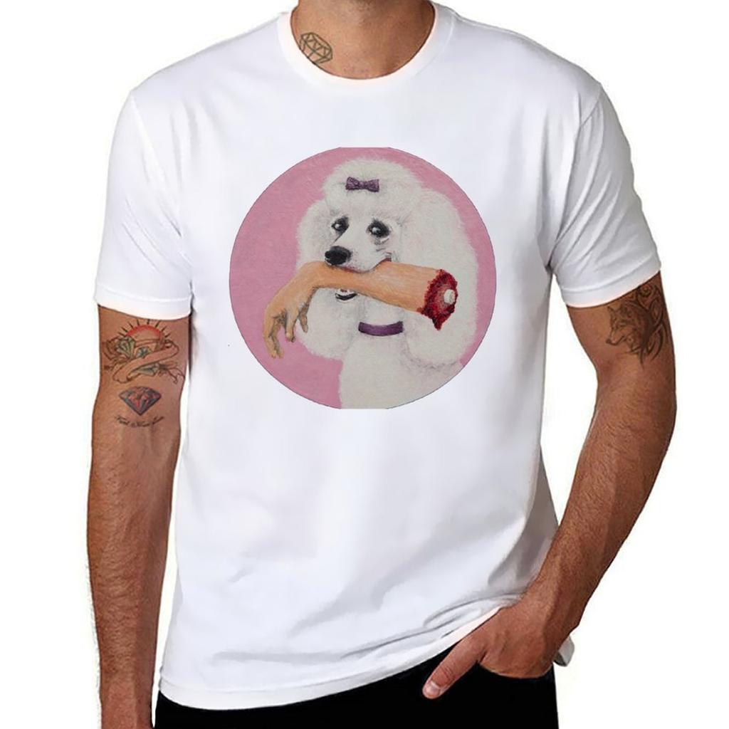 Killer Poodle TShirt Basic Short Sleeve Cotton Blend TShirt