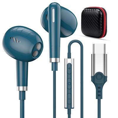 Проводные наушники, совместимые с iPhone 16 Pro Max, iPhone, Google и Android, поддерживают регулировку громкости, звук Hi-Fi, идеально подходят для онлайн-звонков и поставляются с милым чехлом для хранения.