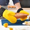 1/2Pcs Insulated Oven Gloves Silicone Heat-proof Gloves Oven Mitts Microwave Oven Baking Tools Household Kitchen Bar Bakeware