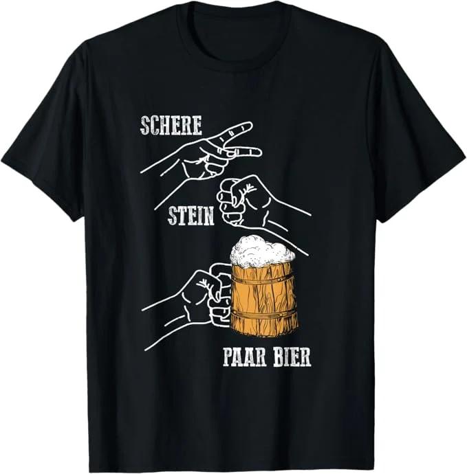 Men Funny Beer Sauf Drink Saying T Shirt Cotton Tee Unisex Streetwear Casual Vintage Short Sleeve Summer Oversized Loose Gift