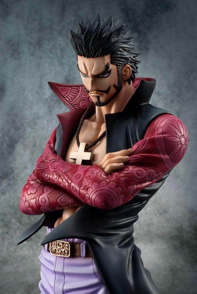 One Piece Дракуль Михоук 255 мм ПВХ Раскрашенная Полная Фигурка Portrait.Of.Pirates NEO-DX Вер.2 (Переиздание) Прибл.