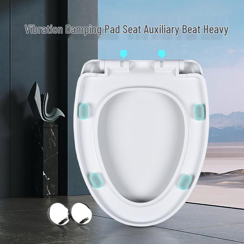 Универсальная крышка для унитаза с механизмом плавного закрывания и быстрого снятия, в старомодном стиле, с утолщенной крышкой (Тип U/V/O)