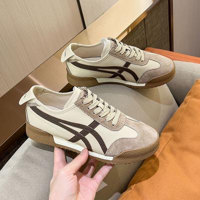 Универсальные вафельные кроссовки Forrest Gump Женские 2025 Популярные ретро немецкие тренировочные кроссовки Женские маленькие белые кроссовки Повседневные спортивные кроссовки на плоской подошве