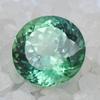 Bluish Green Sapphire Natural 24 Ct Round Certified Beautiful Montana Gemstone