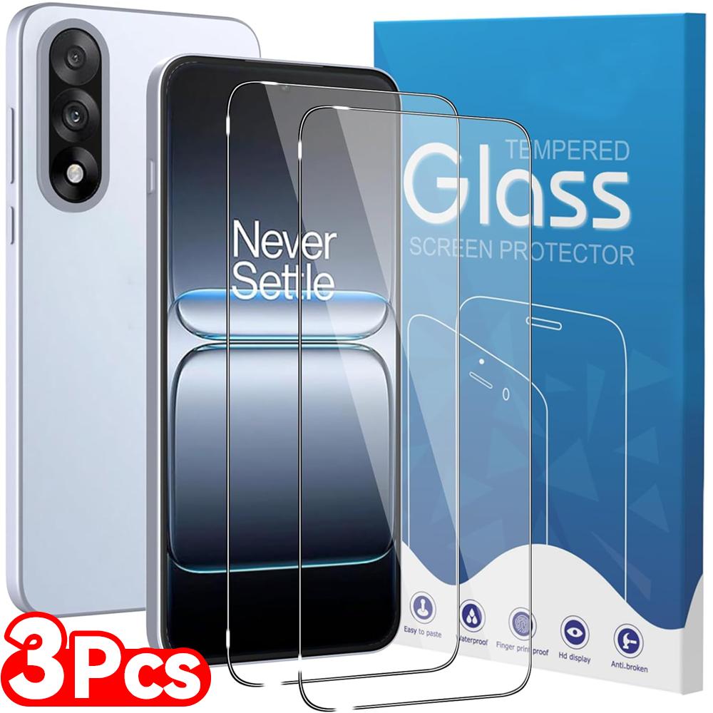 3-1 шт. для Oneplus Nord 5 HD Прозрачный Закаленный Стеклянный Защитный Экран 9H Твердость Прозрачные Защитные Стеклянные Пленки Anti-Scratch