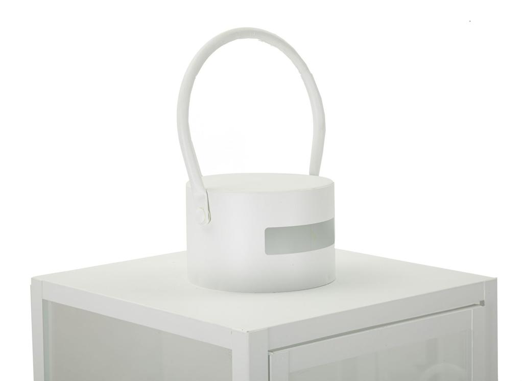 Фонарь Белый Набор 3 шт См 22X22X66-18X18X49,5-14X14X39