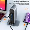 Док-станция 12 в 1 USB Type C HUB 4K HDMI-совместимый VGA RJ45 Lan Ethernet Устройство чтения карт SD/TF 100 Вт PD зарядка Разветвитель USB 3.0 для ноутбука