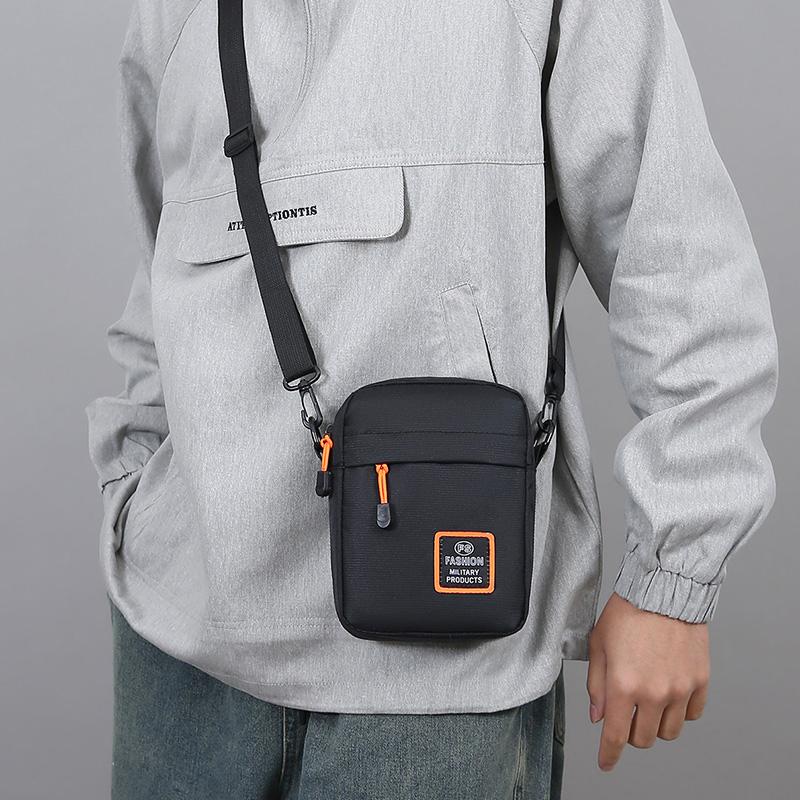 Мужская водонепроницаемая повседневная сумка через плечо, многофункциональная сумка для отдыха на открытом воздухе, сумка для телефона