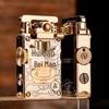 CHIEF CF708 Brass Engraved Windproof Kerosene Lighter with Rocker Ejection Ignition