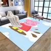 Cartoon animation Pattern Rug, Indoor/Outdoor Mat, for Picnic, Gameroom, Bedroom, Office, Living Room, Home Decor Carpet, Birthday Gift