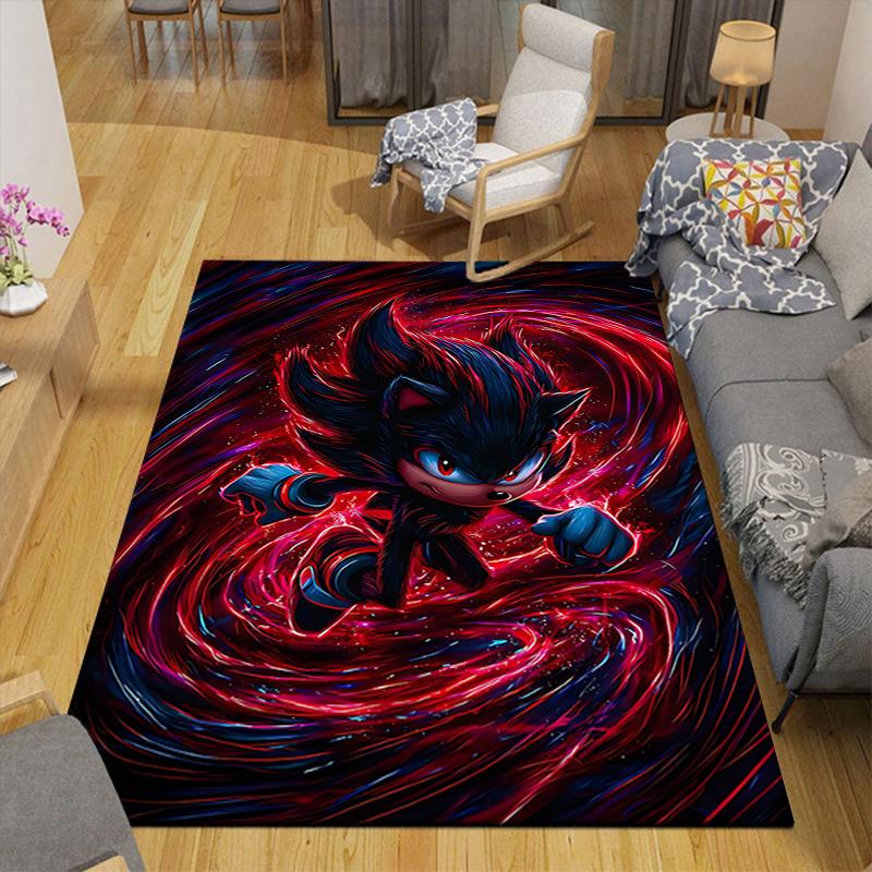 1Pc Dark Sonic Rug, Office Carpet Indoor Outdoor Doormat, Non-Slip, Comfortable, Living, Christmas Halloween, Xmas Gift L1524