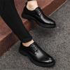 Кожаные мужские туфли на шнуровке оксфорды Дерби Притинг Костюмы Zapatos De Vestir Para Hombre Роскошные офисные деловые мужские туфли