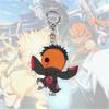 Anime Naruto Acrylic Keychain Accessaries Uzumaki Naruto Cartoon Keyring