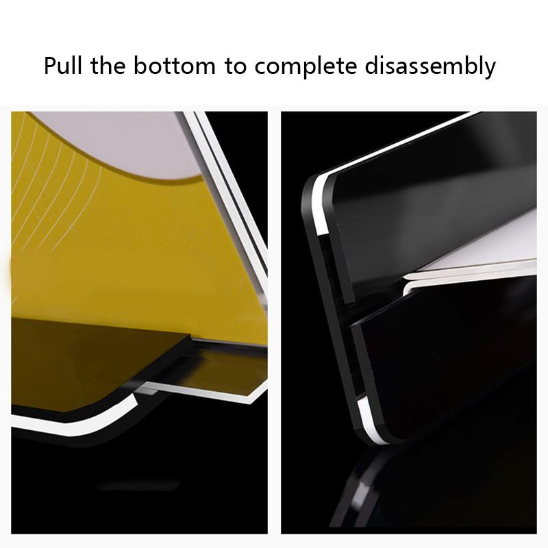 Прозрачный держатель для бумаги Держатель для таблички в ресторане Прозрачная доска для показа формата А4 Офисная фоторамка Свадебная 1 шт.