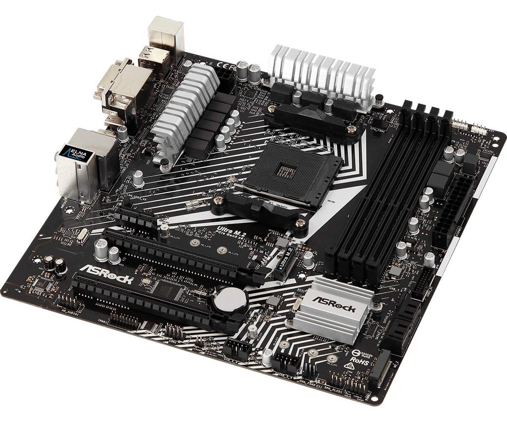 Asrock AMD AB350M Pro4 Micro ATX DDR4 Motherboard R2.0