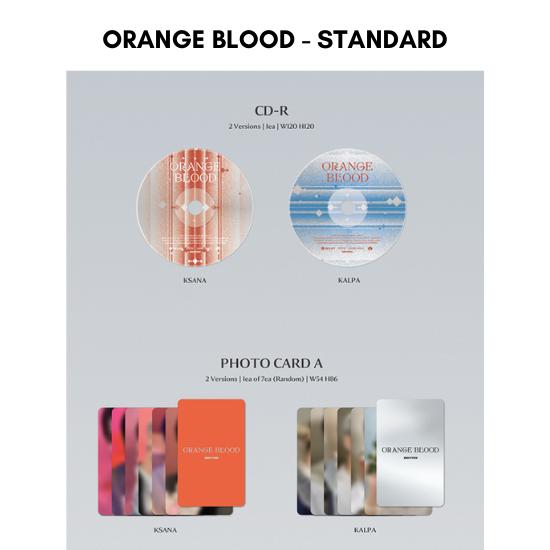 ENHYPEN Альбом Orange Blood с фотокарточками POB