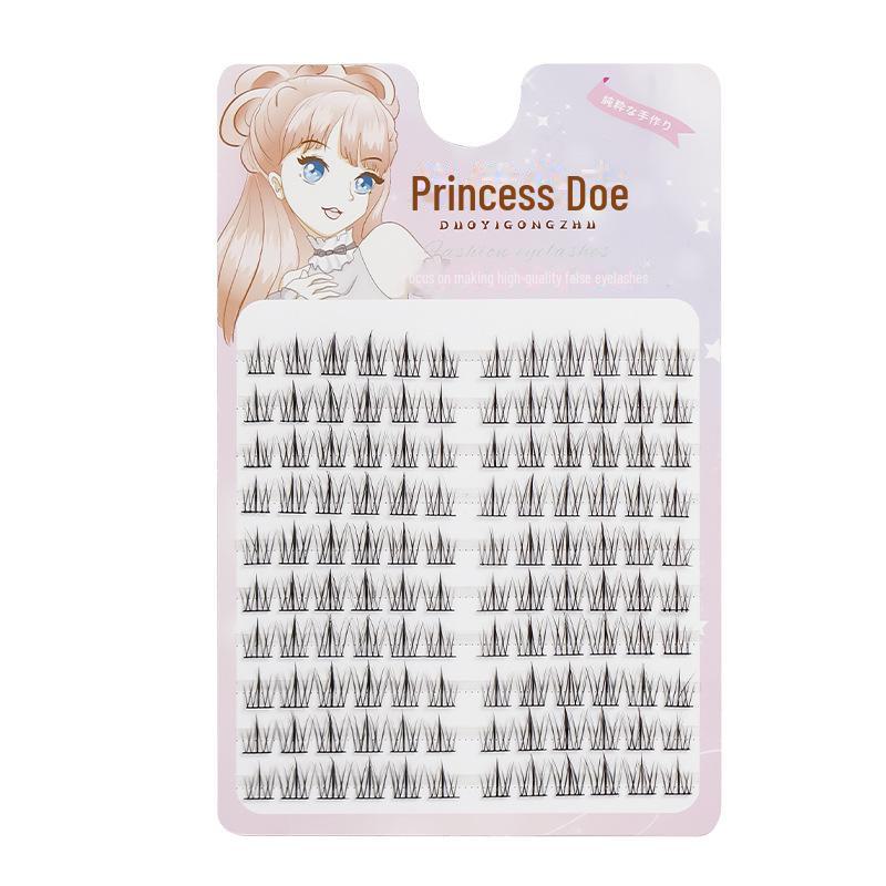 10 штук в упаковке, накладные ресницы естественного вида: Дизайн в виде подсолнуха, простота нанесения, супертонкий стебель для начинающих.