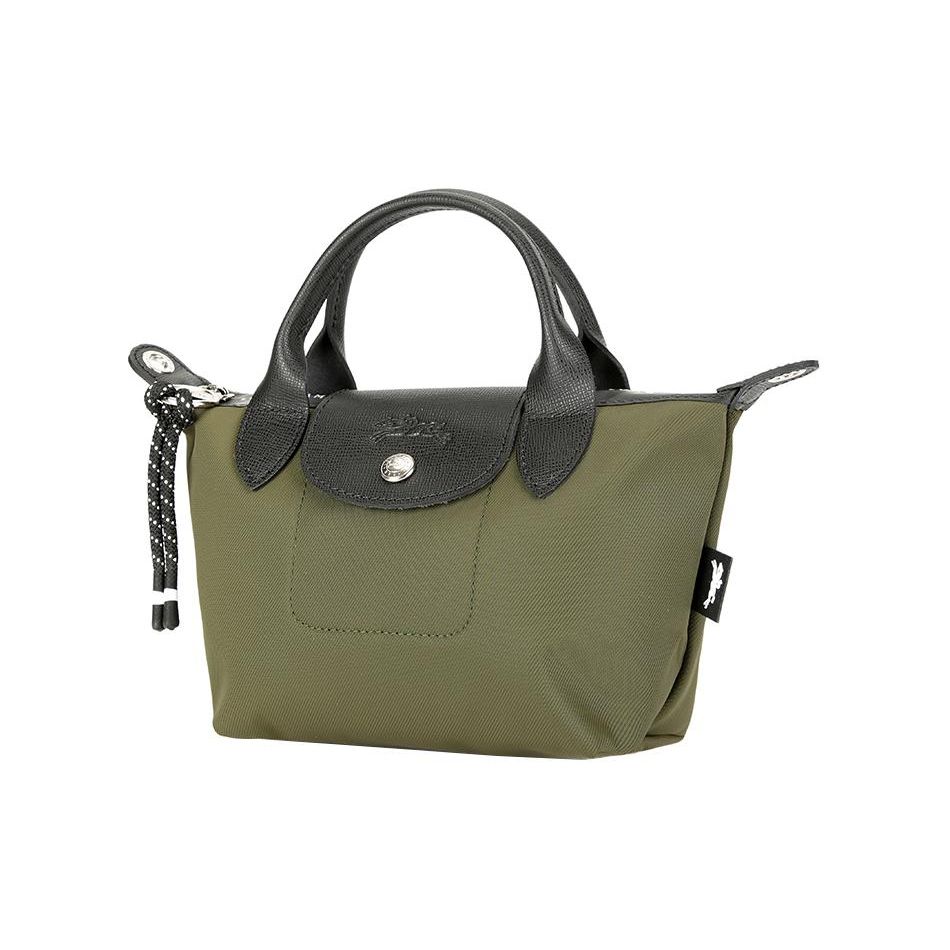 Longchamp Le Pliage Energy 17 Логотип Застежка на кнопки-защелки и молнию Экологичный нейлон Переработанная полиамидная ткань Сумка-пельмень Мини Женские сумки через плечо 1500HSR892