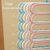 Convenient Multi-layer Towel Scarfs Racks Pants Rack Clothes Rack Trousers Hangers Storage Holders