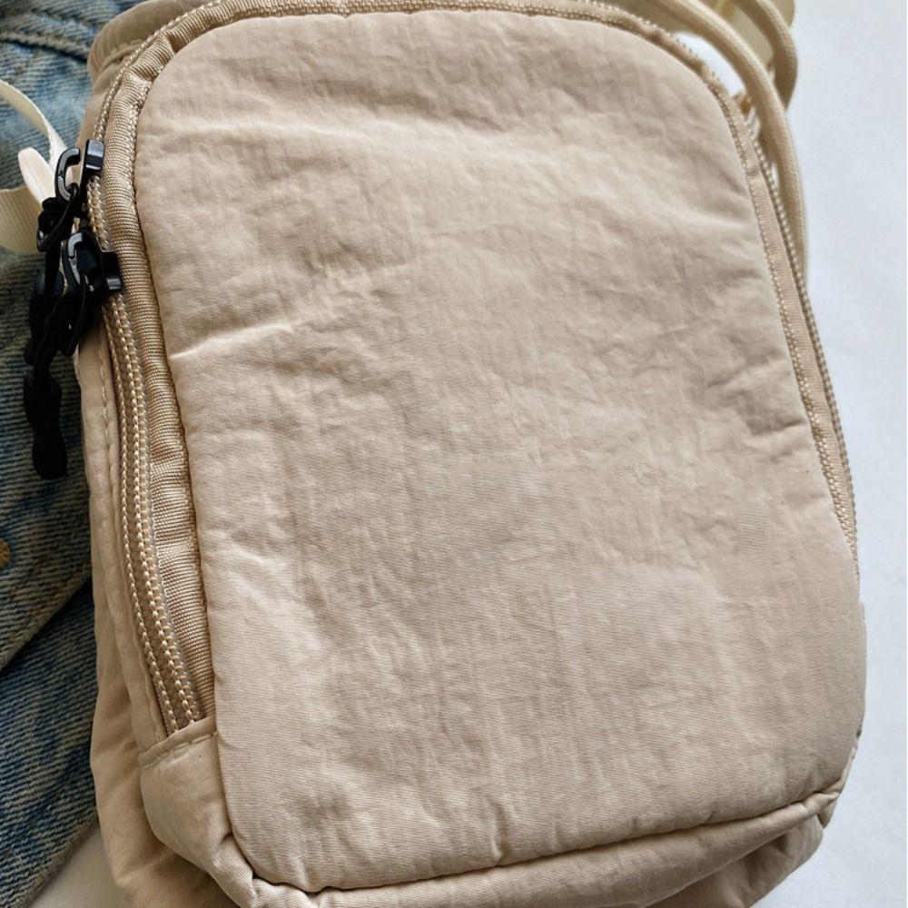 Solid Color Shoulder Water Bottle Bag Drawstring Water Cup Bag Female Lady Girl