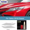 Для Toyota Camry XV70 2018-2025 автомобильная защитная пленка для фар виниловая упаковка дымчато-черная прозрачная наклейка из ТПУ аксессуары