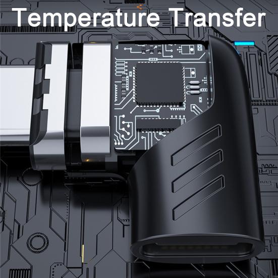 Type-C Magnetic Adapter 6A PD120W Alloy Quick Charge Aluminum To USB C Converter Type-C Computer Accessories