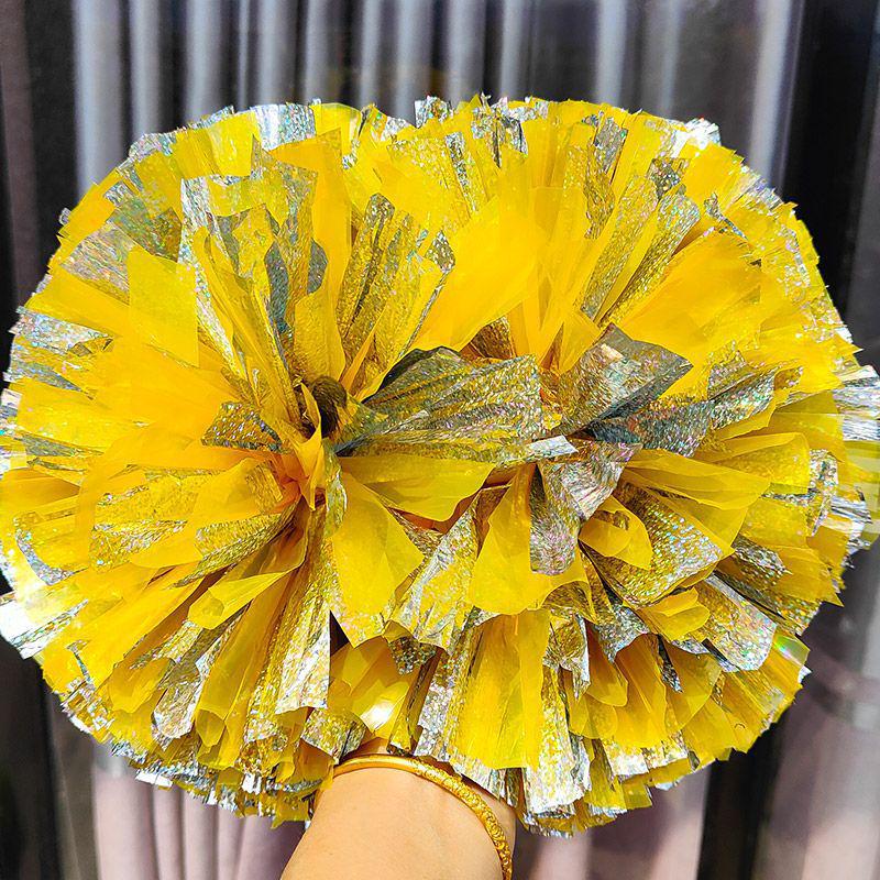 Радужные лазерные помпоны для чирлидинга