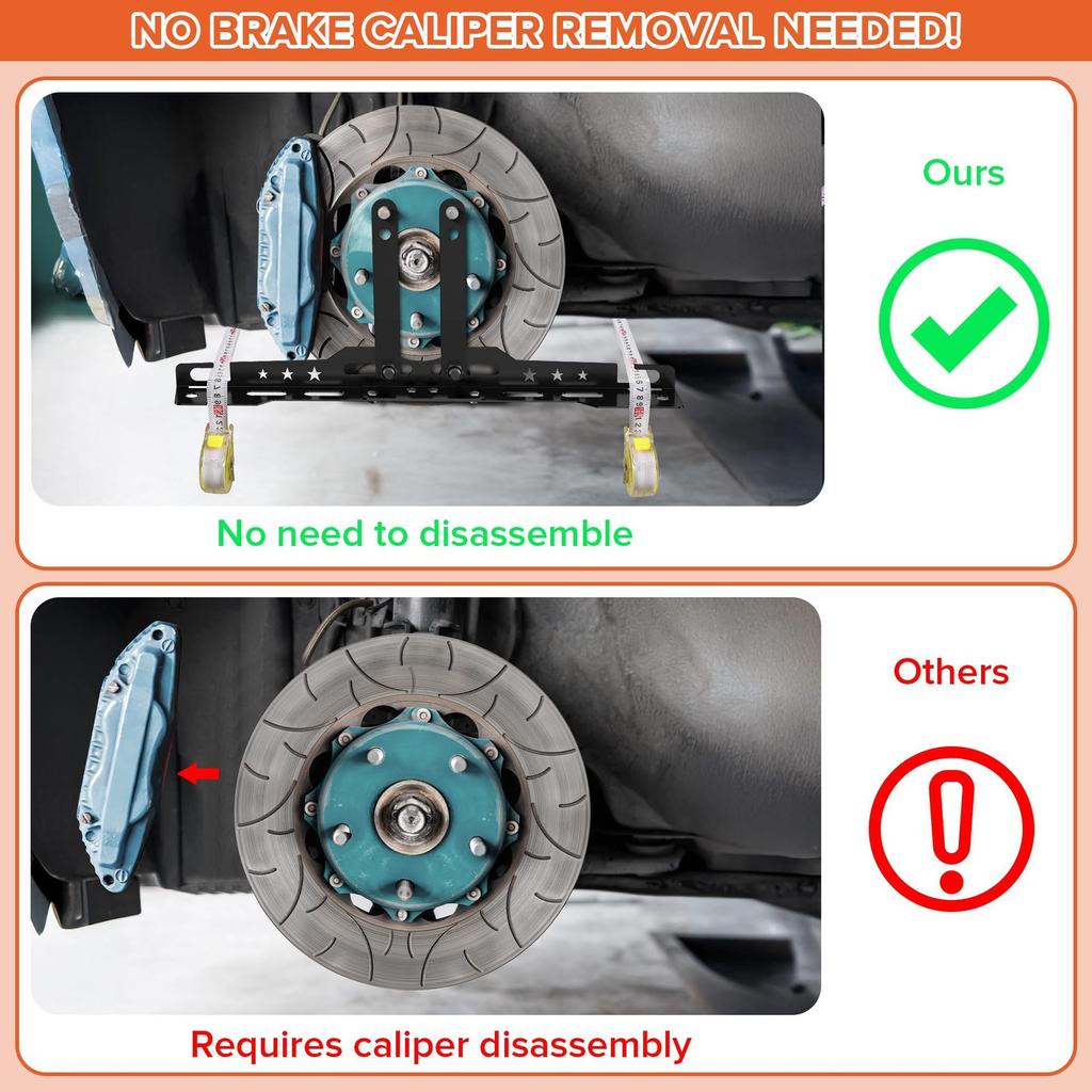 NEW Automotive Toe Plates Automotive Toe Alignment Tool For Home Use More Vehicle Models Heavy Duty Wheel Alignment Tool Ki R1X8