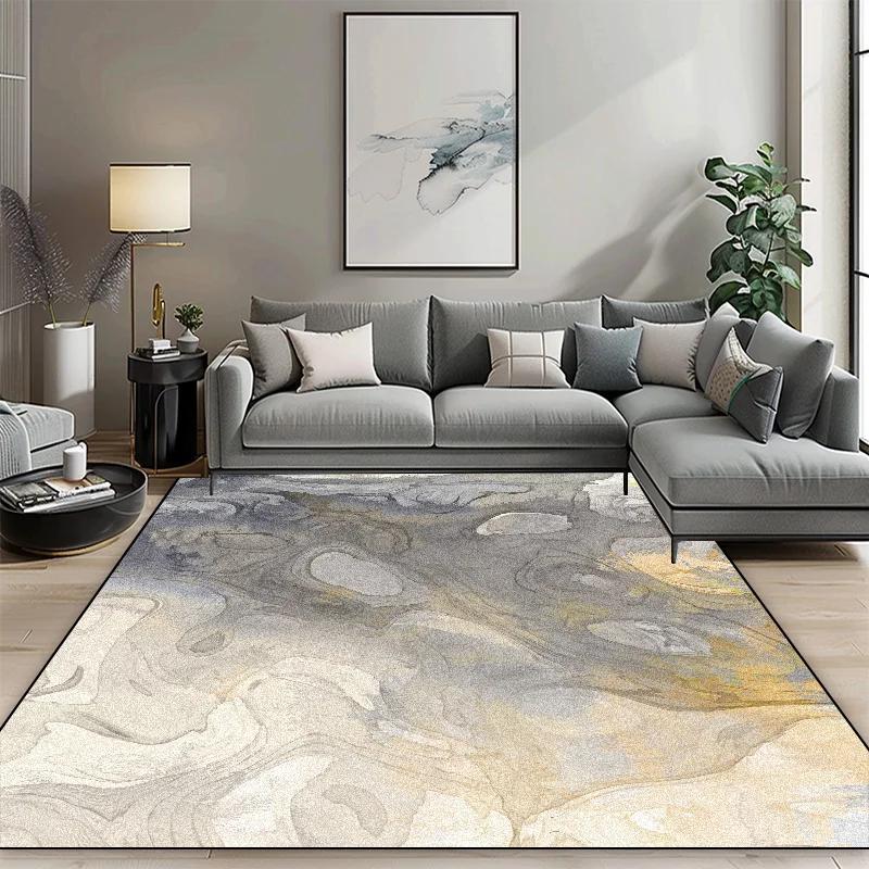 Ковры для гостиной в скандинавском стиле, короткий плюшевый ковер для спальни, декор комнаты, большой коврик под диван и кофейный столик 160x200см