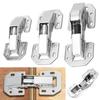 No Pre-drilled Cabinet Hinge 90 Degree Damper Buffer Noiseless Spring Hinges Kitchen