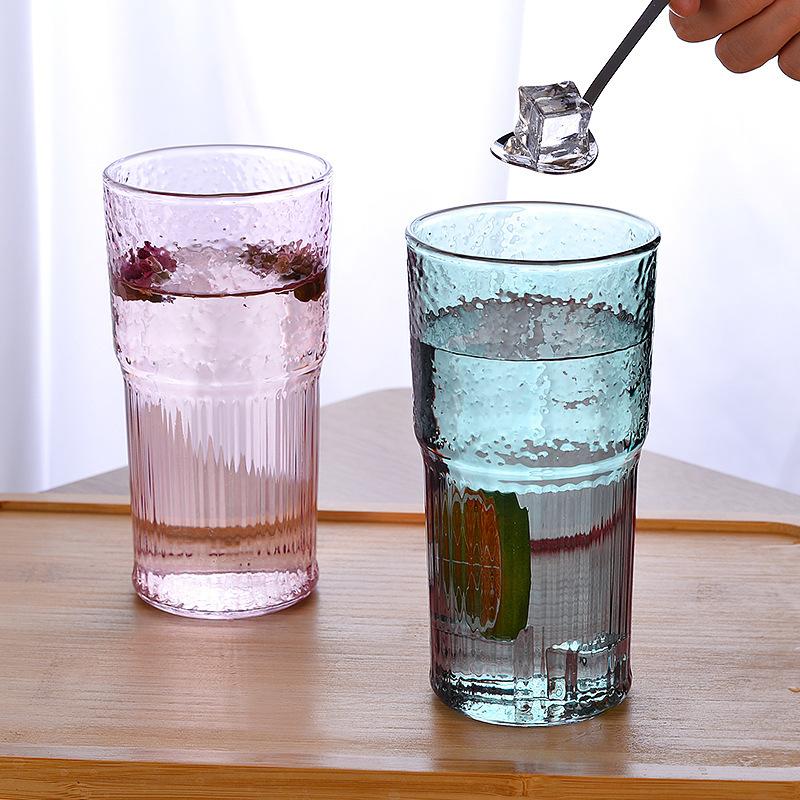 Большая вместимость соломенное стекло фруктовая чайная чашка инс домашняя летняя специальная чашка для напитков сок чашка для питья высокоборосиликатное