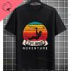 Funny Friends Dont Let Friends Zipline Alone Graphic Tshirt Pure Cotton Short Sleeve Round Neck Casual Sports Outdoor Tshirt
