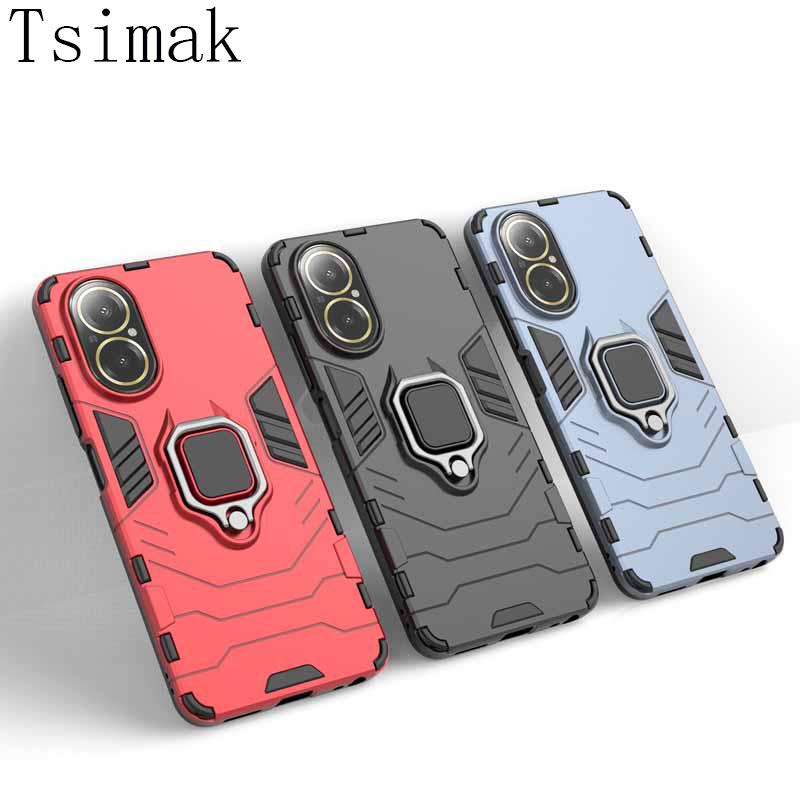 Противоударный чехол для Realme C67 для OPPO A79, бронированный чехол с магнитным держателем, задняя накладка для Realme Note 50 C67 RealmeC67 C 67 4G