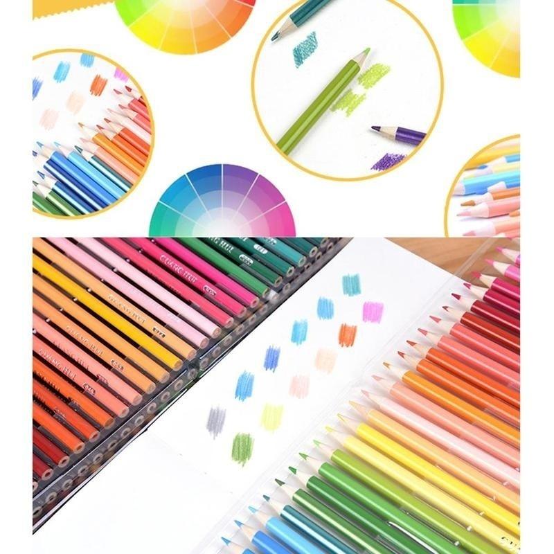 72/48/36/24/12 цветов, профессиональные масляные краски/водорастворимые карандаши, набор художников, рисующих, эскизов, цветной карандаш из дерева, школьные принадлежности для рукоделия