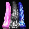 Big Pagoda Mixed Color Soft Simulation Penis Female Anal Plug Double Layer Liquid Silicone Adult Products