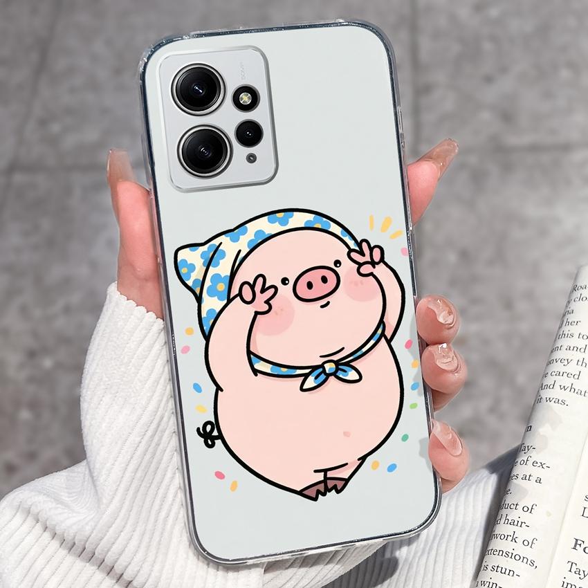 Роскошный прозрачный противоударный чехол из ТПУ для Redmi Note 12 11 11T Pro Plus 12S 11S 11SE 12Turbo с рисунком красивой девушки, мягкий чехол для Redmi