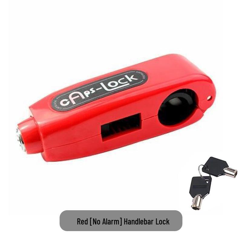 Распродажа Электрическое транспортное средство Противоугонный замок на руль и дроссельную ручку с сигналом и защитой тормоза из мотоциклетного сплава