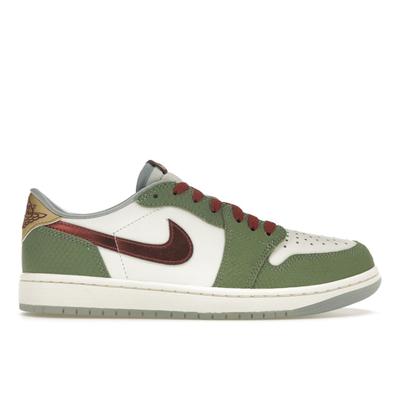 Кроссовки унисекс Air 1 Retro Low OG Year of the Dragon Зеленый Парус Кедр FN3727-100