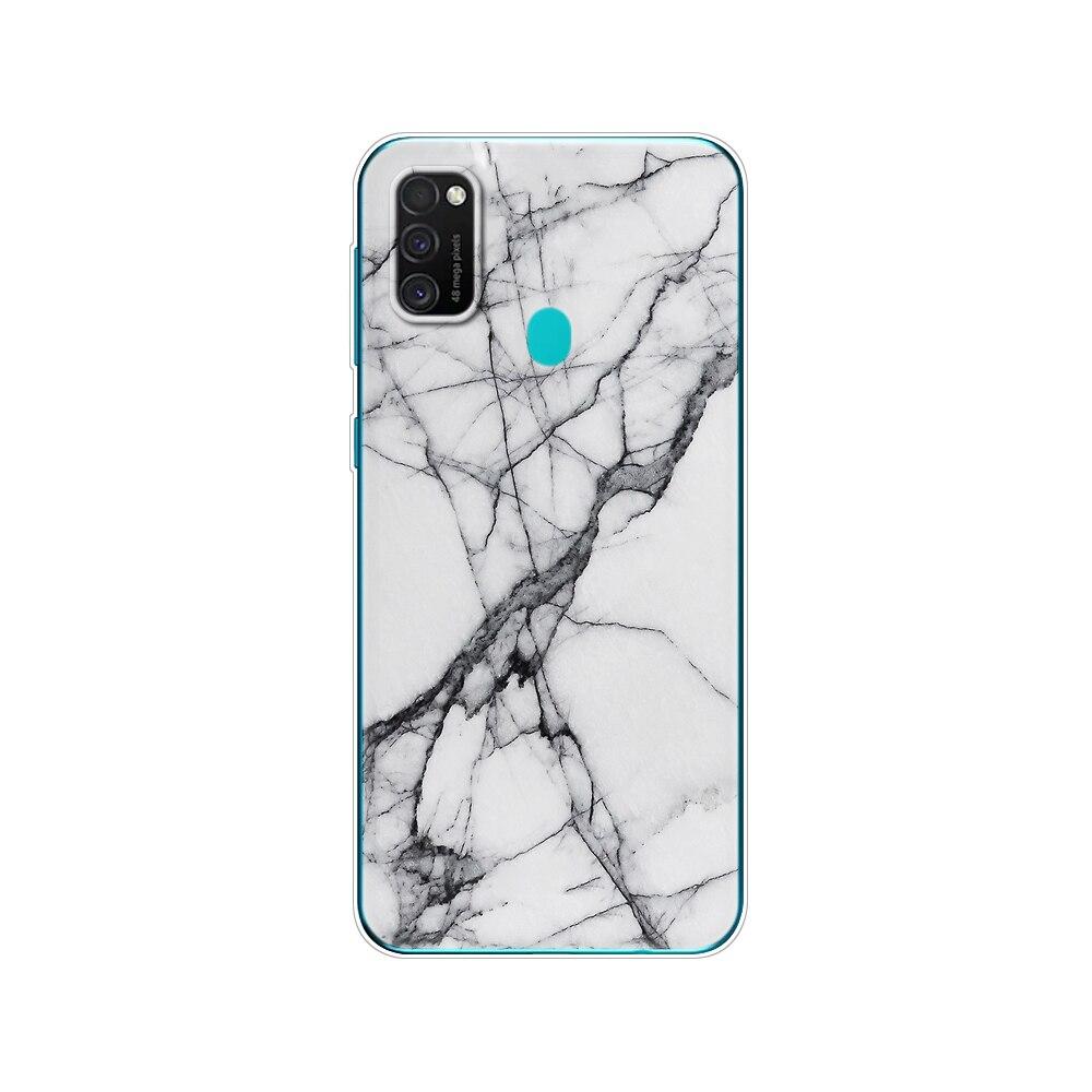 Чехол для Samsung M21, 6,4 дюйма, силиконовый мягкий чехол из ТПУ для Samsung Galaxy M21 M 21 SM-M215FZGUSER m215, задняя сумка для телефона, защитный чехол