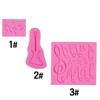 Music Theme Guitar & Notes Fondant Silicone Mold for Cake and Chocolate Decoration
