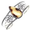 Septerian Jasper Gemstone Handmade Silver Jewelry Cuff Bracelets 7''Adjustable