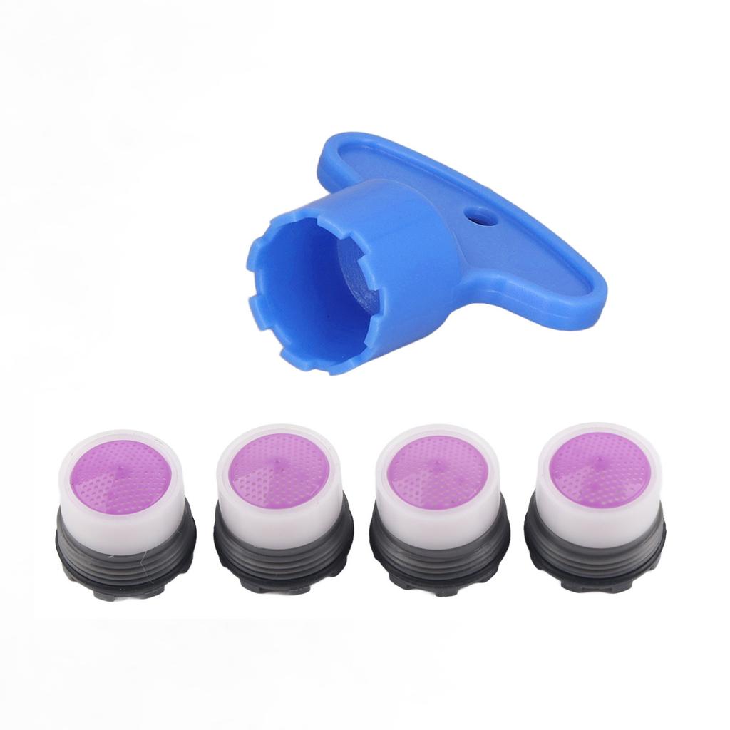 4 шт. M16.5mm аэратор для смесителя для раковины 1.2GPM ограничитель потока пузырьковый кран насадка для воды для кухни