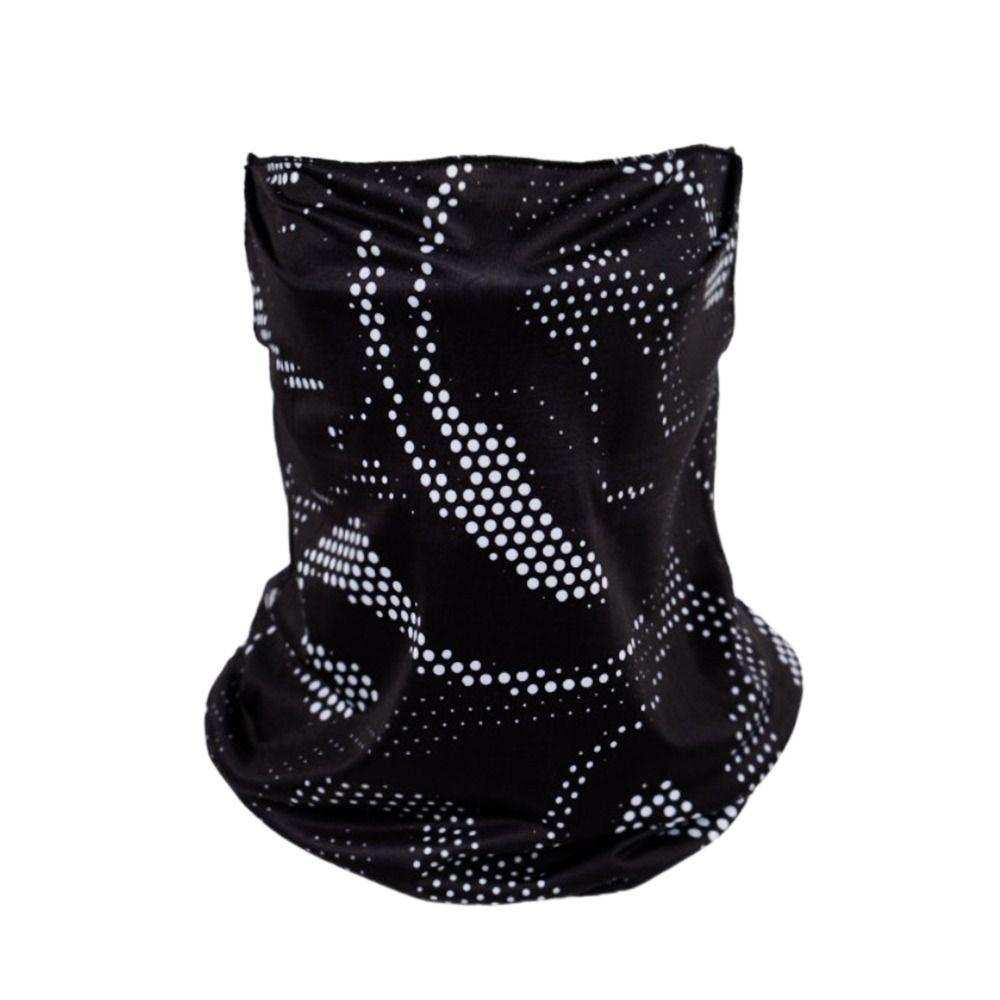 Breathable lce Silk Bandana Hanging Ear Face Cover Scarf Neck Protection Cycling Balaclava  Summer
