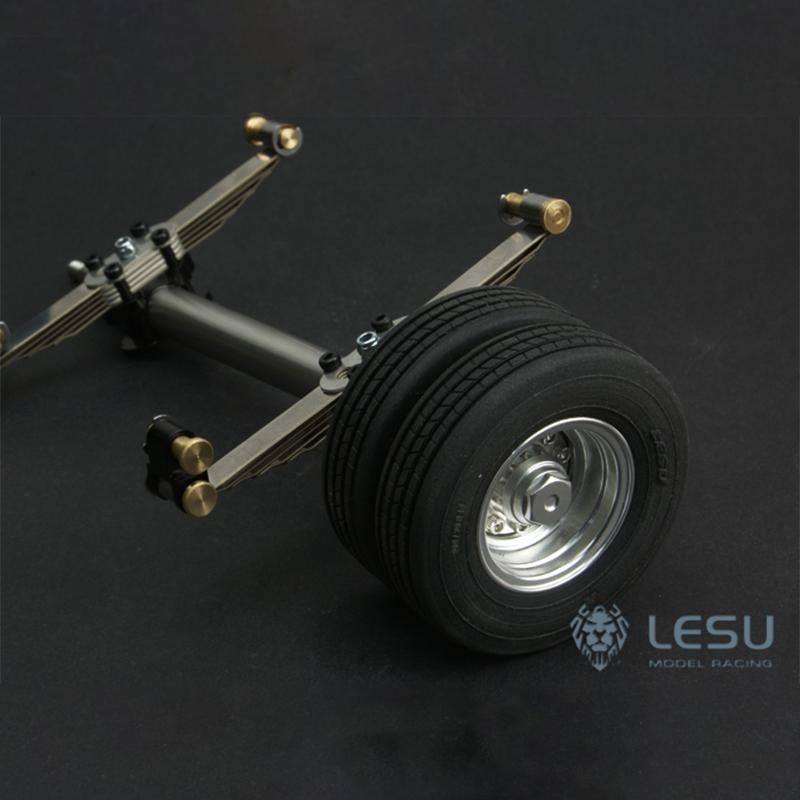 LESU 1/14 Tamiya Truck Engineering Semi-trailer Small Wheel Suspension
