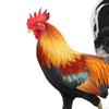 Величественная металлическая садовая скульптура петуха для наружного декора